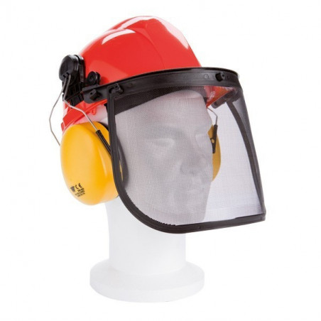 CASQUE DE PROTECTION visière et oreillette anti-bruit
