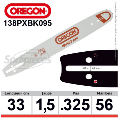 Guide OREGON Amateur DB Guard K095-33 cm