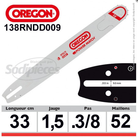 Guide OREGON Power Match D009-33 cm