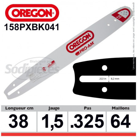 Guide OREGON Pro-Am K041-38 cm