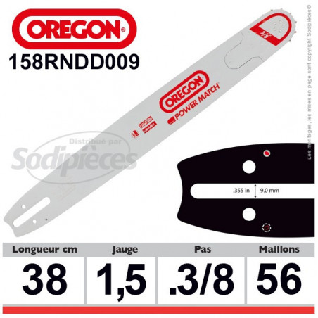 Guide OREGON Power Match D009-38 cm