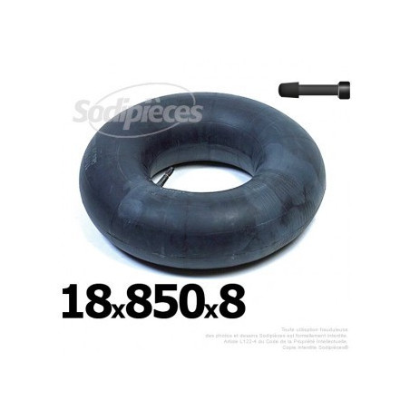 Chambre à air 18 x 850 x 8 (valve droite)
