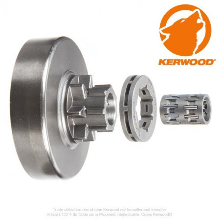 Pignon Tronçonneuse à bague 3:8" 7 dents STIHL