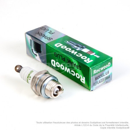  Bougie type NGK BM6A. 1er Prix Rocwood. L6