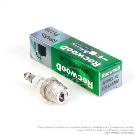  Bougie type NGK BM6F. 1er Prix Rocwood. N6