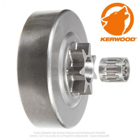 Pignon tronçonneuse STIHL Etoile 3/8". 7 dents.