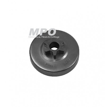 Pignon tronçonneuse Stihl 020T MS200 MS200T MS 200 MS 200T à Etoile 3/8"LP 6 dents 