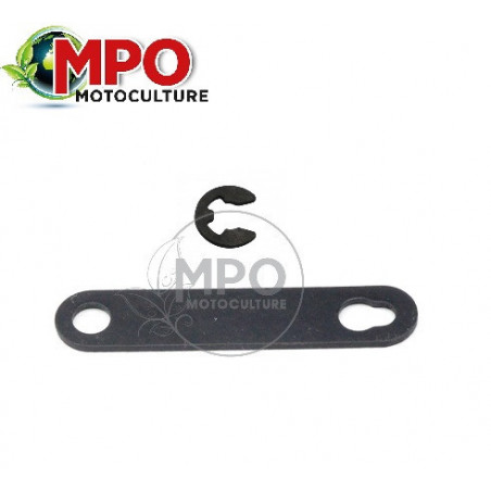 Bride de fixation + clip frein de chaîne  pour Stihl 017, 018, 021, 023, 024, 025, 026..