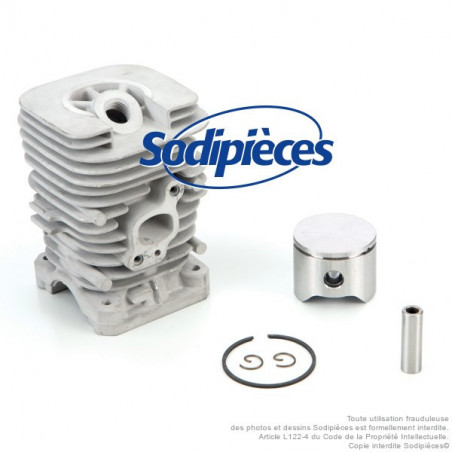 Cylindre piston pour Husqvarna 351 - Ø 43 mm