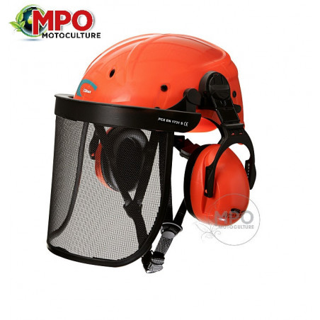 Casque d'élagage pour travaux en hauteur