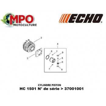Cylindre piston ECHO pour HC 1501 "ORIGINE"